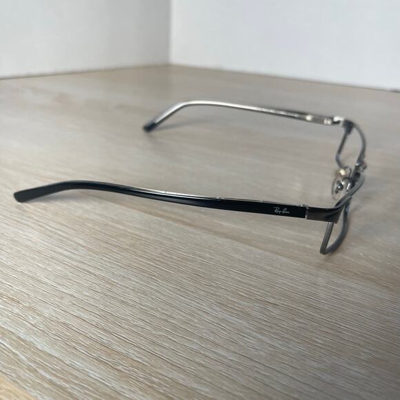Ray-Ban RB6067 2502 Eyeglasses Black Crystal Silver Frames Only 52-16-140 - Picture 8 of 8